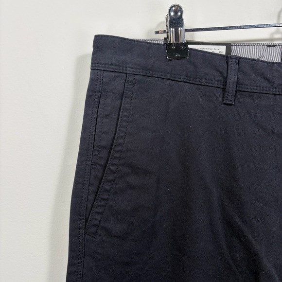 Hugo Boss Crigan Chino Pants Navy Regular Fit Cotton Stretch Men 32R (34x29) - Picture 6 of 12